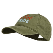 USA Pride Embroidered Washed Cap