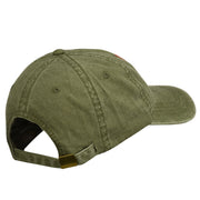 USA Pride Embroidered Washed Cap