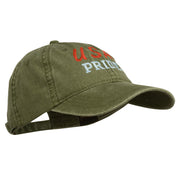 USA Pride Embroidered Washed Cap