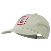 USA Peace Hand Embroidered Washed Cap