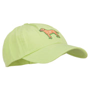 Pet Dog Patched Low Profile Cotton Twill Cap