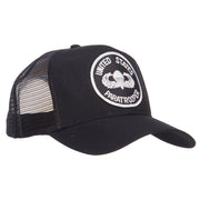 US Paratrooper Military Patched Mesh Cap