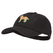 Pet Dog Patched Low Profile Cotton Twill Cap