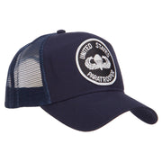 US Paratrooper Military Patched Mesh Cap