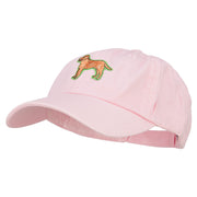 Pet Dog Patched Low Profile Cotton Twill Cap