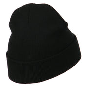 Police Embroidered Long Cuff Beanie