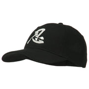 Chinese Character Patience Embroidered Cap