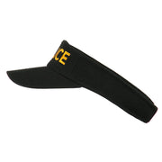 Police Embroidered Superior Garment Washed Visor