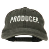 Producer Embroidered Washed Cap