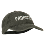 Producer Embroidered Washed Cap