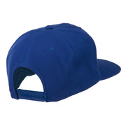 Flat Bill Party Embroidered Cap