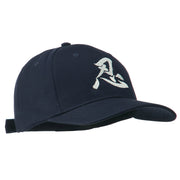 Chinese Character Patience Embroidered Cap