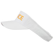 Police Embroidered Superior Garment Washed Visor