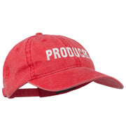 Producer Embroidered Washed Cap