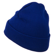 Police Embroidered Long Cuff Beanie