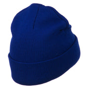 Police Embroidered Long Cuff Beanie