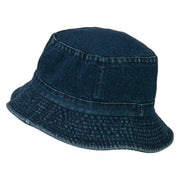 Police Embroidered Pigment Dyed Bucket Hat