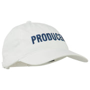 Producer Embroidered Washed Cap