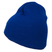 Police Embroidered Short Beanie