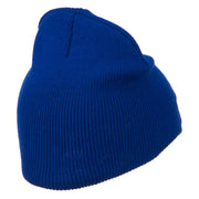 Police Embroidered Short Beanie