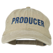 Producer Embroidered Washed Cap