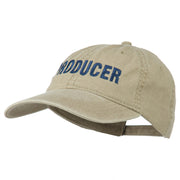 Producer Embroidered Washed Cap