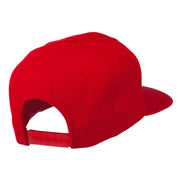 Flat Bill Party Embroidered Cap