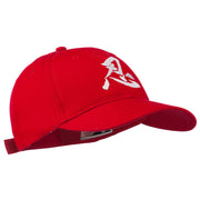 Chinese Character Patience Embroidered Cap