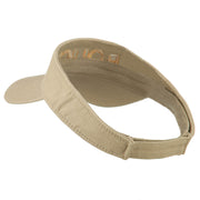 Police Embroidered Superior Garment Washed Visor