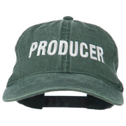 Producer Embroidered Washed Cap