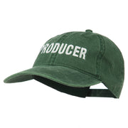 Producer Embroidered Washed Cap