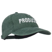 Producer Embroidered Washed Cap