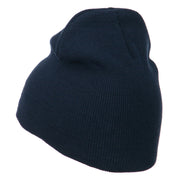 Police Embroidered Short Beanie