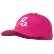 Chinese Character Patience Embroidered Cap