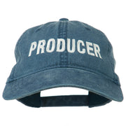 Producer Embroidered Washed Cap