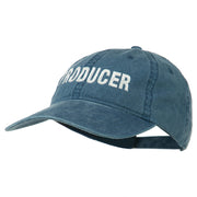 Producer Embroidered Washed Cap