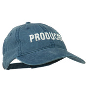 Producer Embroidered Washed Cap