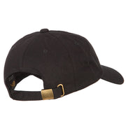 Peace Emoji Patched Unstructured Washed Cap