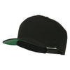 5 Panel Flat Bill Twill Snapback Solid Cap