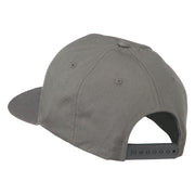 5 Panel Flat Bill Twill Snapback Solid Cap