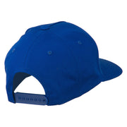 5 Panel Flat Bill Twill Snapback Solid Cap