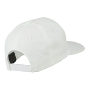 5 Panel Flat Bill Twill Snapback Solid Cap