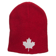 Canada Maple Leaf Embroidered ECO Cotton Beanie