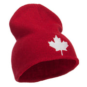 Canada Maple Leaf Embroidered ECO Cotton Beanie