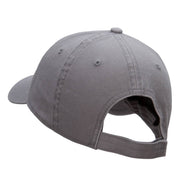 Football Play Embroidered Deluxe Garment Washed Cotton Twill Cap