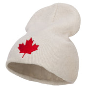 Canada Maple Leaf Embroidered ECO Cotton Beanie