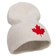 Canada Maple Leaf Embroidered ECO Cotton Beanie