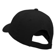 Football Play Embroidered Deluxe Garment Washed Cotton Twill Cap