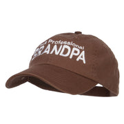 I'm a Professional Grandpa Embroidered Low Cap