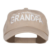 I'm a Professional Grandpa Embroidered Low Cap